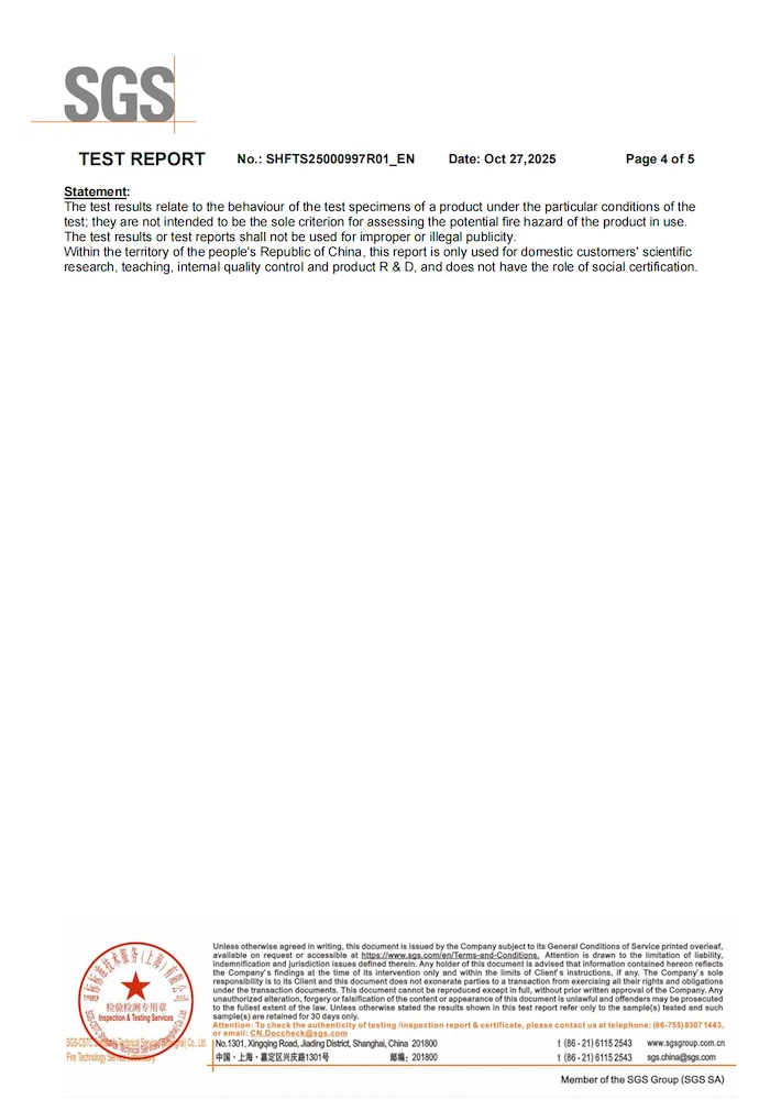 EN13501 Test Report 04 EN13501 Test Report 04